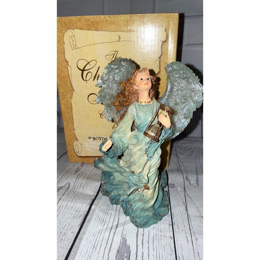Boyds Collection Charming Angels Tessa Guardian of Time Figurine 28227 Limited